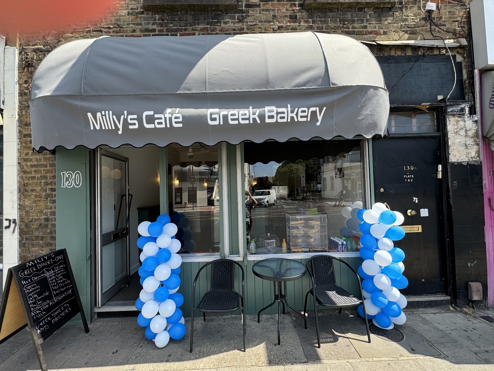 Milly's Cafe & Greek Bakery in Holloway London